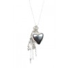Long Heart Necklace - Collares - $45.00  ~ 38.65€