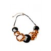 Leopard Disk Necklace - Necklaces - $30.00 