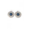 Floral Jewel Earrings - Earrings - $14.90 