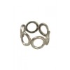 Burnished Silver Circle Bracelet - Narukvice - $12.90  ~ 11.08€