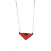 Fine Chain With Triangle Pendant - Pendientes - $138.00  ~ 118.53€