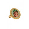 Green Blond Doll Ring - Кольца - $75.00  ~ 64.42€