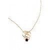 Hoop and Glass Bead Necklace - Collane - $29.99  ~ 25.76€