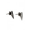 Rhodium Point Stud Earring - Rings - $94.00 