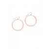 Stone Hoop Earrings - Uhani - $106.00  ~ 91.04€