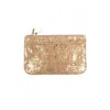 Gold Splattered Cork Clutch - Clutch bags - $138.00 
