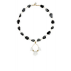 Black Tourmaline Crystal Necklace - Necklaces - £39.00  ~ $51.32