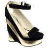 Ravel - Kendra RLP810 (Black/Gold) - Wedges - £59.95 