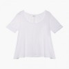 Harlem White Chiffon back T shirt - Tシャツ - £18.00  ~ ¥2,666