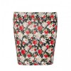 Tristen Red Floral printed mini skirt - Spudnice - £18.00  ~ 20.34€