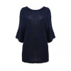 Terri Navy Cable knit jumper by 18 and East - Long sleeves t-shirts - £50.00  ~ $65.79