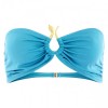 Bondi Blue Ocean blue snake detail bandeau by Playful Promises - Swimsuit - £20.00 