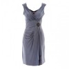 Fiona Grey Sleeveless pleat detail dress by Pippa Dee - Obleke - £36.00  ~ 40.68€