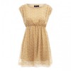 Gill Cream Twig print dress by Cutie - Dresses - £26.00  ~ $34.21