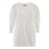 Hazel Cream Cream sheer sleeve sweater by ALICE & YOU - Majice - dolge - £30.00  ~ 33.90€