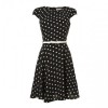 Waverley Navy Polka dot skater dress by Pippa Dee - Vestiti - £32.00  ~ 36.16€