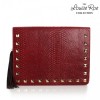 Stephanie Red Oversize clutch - Borsette - £38.00  ~ 42.94€