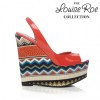 Cabo Coral Patent printed platform wedge - Wedges - £40.00  ~ $52.63