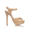 Yvette Patent peep toe sandal - Sandals - £38.00  ~ $50.00