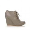 Annamaria Grey Wedge lace up shoe boot - Stivali - £40.00  ~ 45.20€