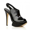 Cressida Black Peep toe slingback platform - Platforms - £40.00  ~ $52.63