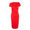 Red Exclusive Maria Wool Interlock Dress by Joseph - ワンピース・ドレス - $397.50  ~ ¥44,738