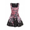 Floral Print Drop Waist Taffeta Dress by Red Valentino - Dresses - $795.00  ~ £604.21
