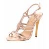 Siren Tyrah Rose Gold Metallic Kid - Women Sandals - Sandálias - $129.95  ~ 111.61€