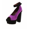 Luxe Occur Mulberry/Black - Women Shoes - Platformke - $39.90  ~ 253,47kn