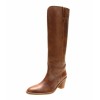 D.Co Copenhagen Cameron (WF017) Dark Tan - Women Boots - Buty wysokie - $336.00  ~ 288.59€