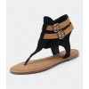 Ko Fashion Georgia Black/Tan - Women Sandals - Sandals - $49.95 