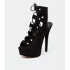 Lipstik Bowen Black - Women Sandals - Platformy - $44.98  ~ 38.63€