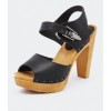 Lipstik Solid Black - Women Sandals - Platforms - $34.98 