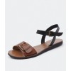 Bonbons Obbie Tan Black - Women Sandals - Sandals - $44.98  ~ £34.19