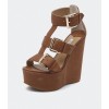 Tony Bianco Stack Tan - Women Sandals - Platformy - $89.98  ~ 77.28€