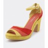 Django & Juliette Posome Citrus Orange - Women Sandals - Platforme - $79.98  ~ 68.69€