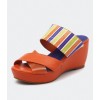 Django & Juliette Rimini Orange - Women Sandals - Platforme - $74.98  ~ 64.40€