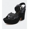 Diavolina Rave Black - Women Shoes - 厚底鞋 - $84.98  ~ ¥569.39