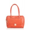 Leather Lock Shoulder Bag - Hand bag - $105.00 