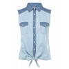 Tie Front Shirt - Srajce - kratke - $46.00  ~ 39.51€