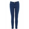 Over-Dye Blue Zip Hem Cherry - Jeans - $75.00 