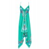 Floral Border Maxi Dress - Haljine - $80.00  ~ 508,21kn