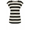 Lace Stripe T-Shirt - Koszulki - krótkie - $30.00  ~ 25.77€