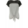 Tie Front T-Shirt - T-shirts - $40.00 