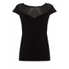 Sheer V Neck T-Shirt - Майки - короткие - $32.00  ~ 27.48€