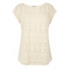 Burnout Lace Stripe T-Shirt - Koszulki - krótkie - $32.00  ~ 27.48€