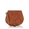 Tooled Cross Body Leather Bag - Hand bag - $91.00 