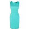 Scallop Shift Dress - sukienki - $100.00  ~ 85.89€