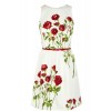 Rose Stem Print Dress - Dresses - $105.00 