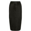 Black Leather Pencil Skirt - Юбки - $140.00  ~ 120.24€